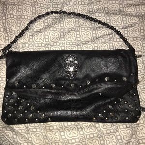 Black skull bag